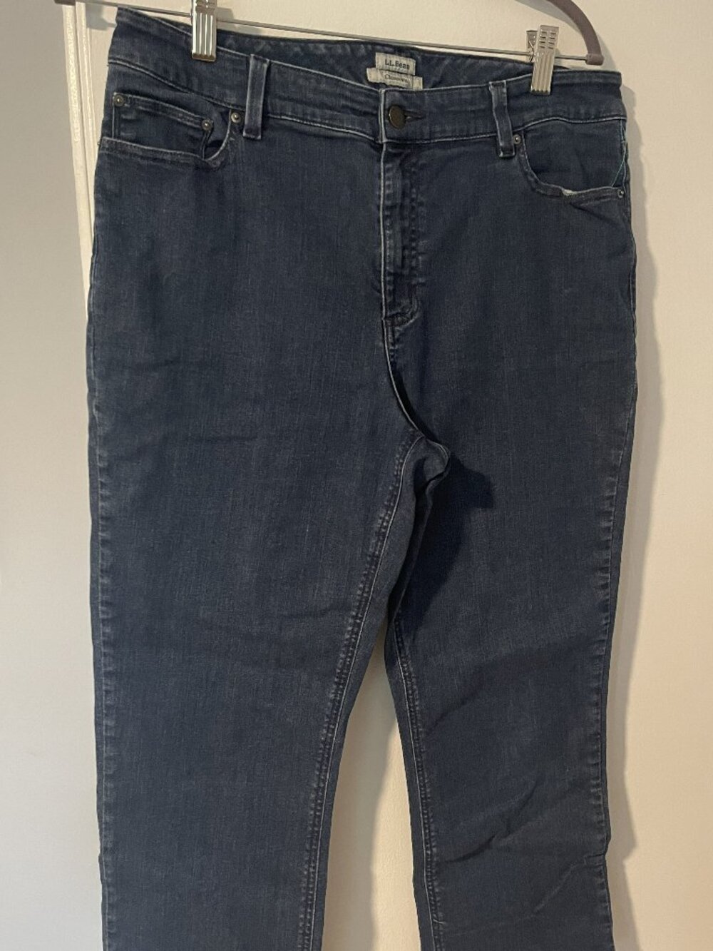 L.L. Bean denim jeans classic fit. Women's size 14 Reg.